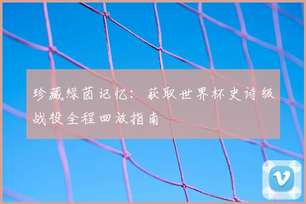 珍藏绿茵记忆：获取世界杯史诗级战役全程回放指南